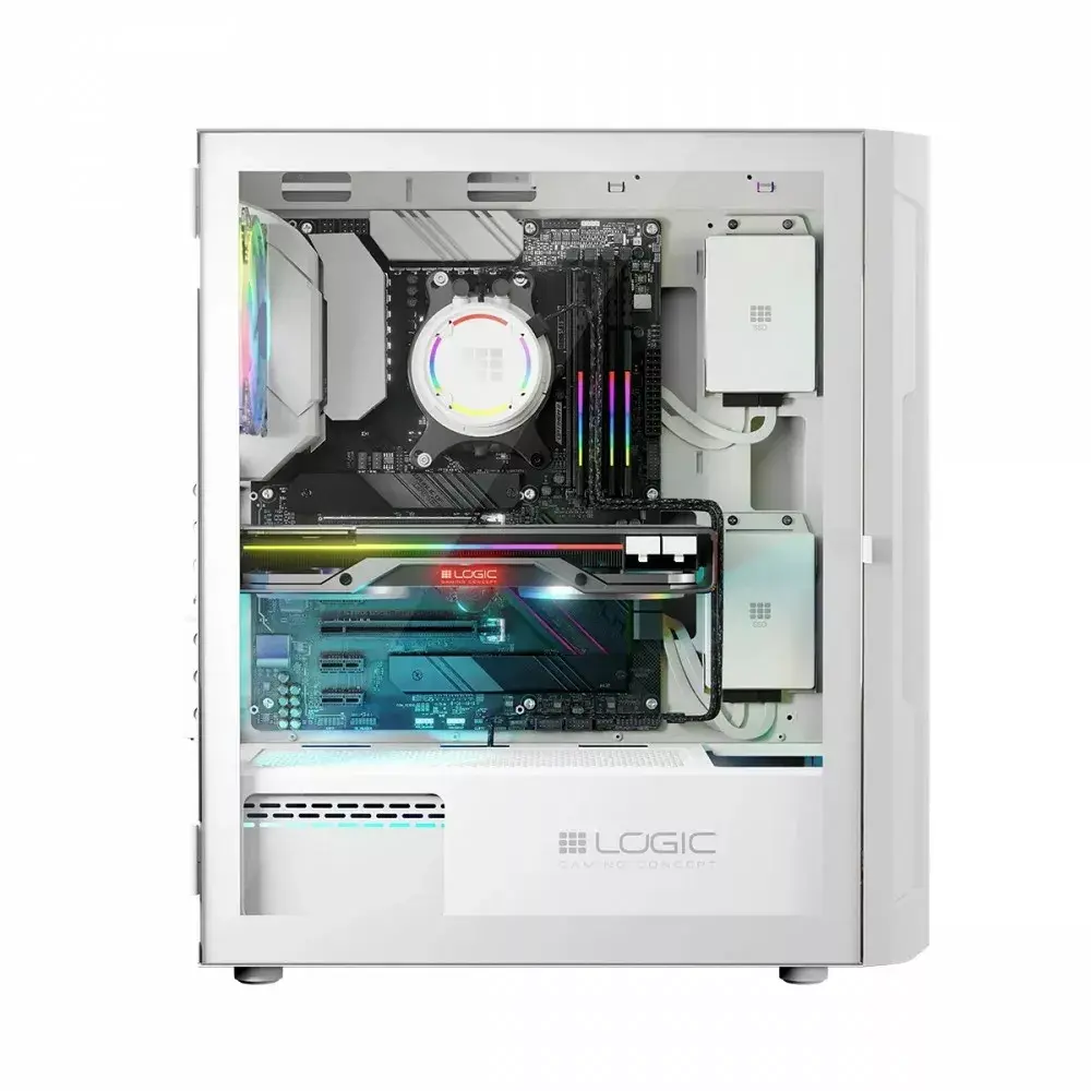 Korpuss LOGIC ARAMIS ARGB MINIDI White Photo 6
