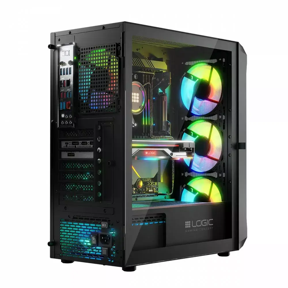 LOGIC PORTOS ARGB MINIDI корпус — Midi Tower Photo 4