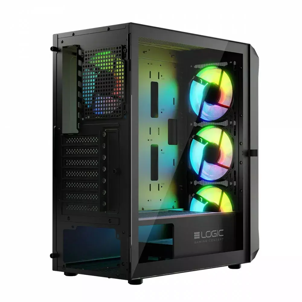 LOGIC PORTOS ARGB MINIDI корпус — Midi Tower Photo 5