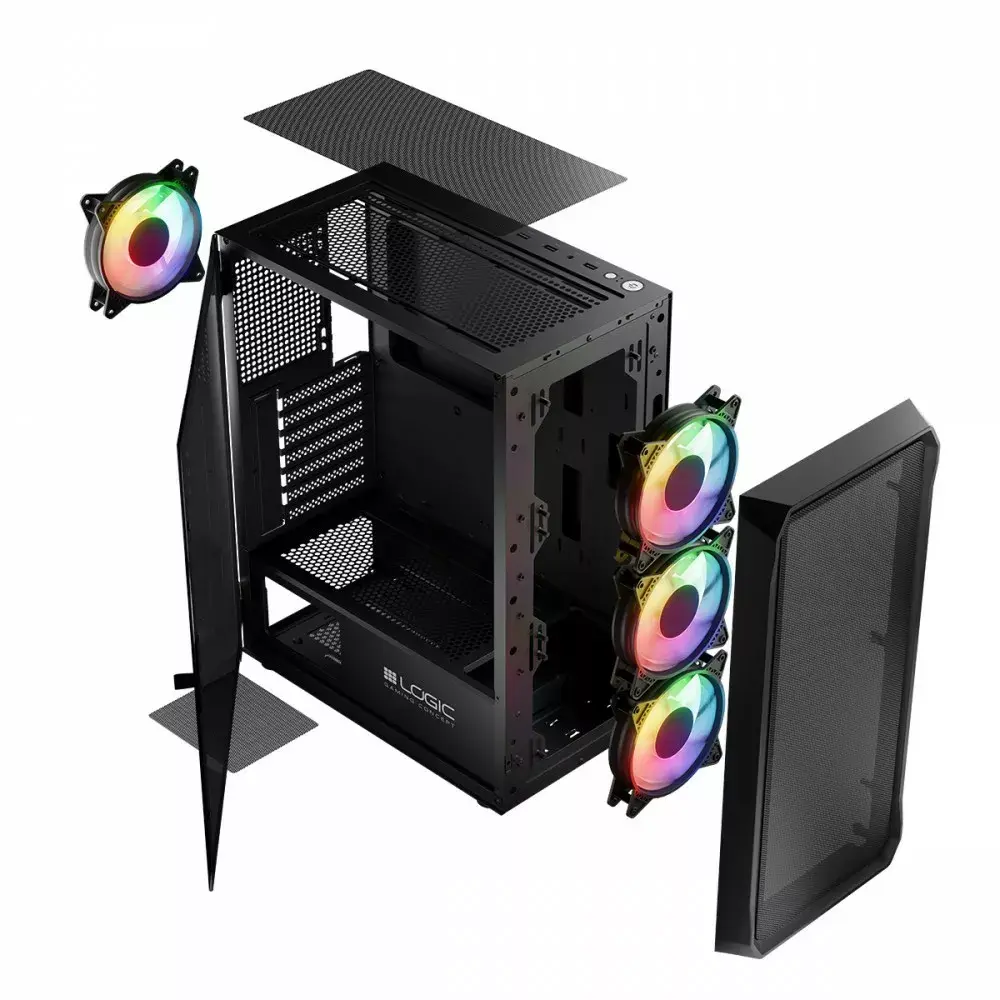 LOGIC PORTOS ARGB MINIDI корпус — Midi Tower Photo 17