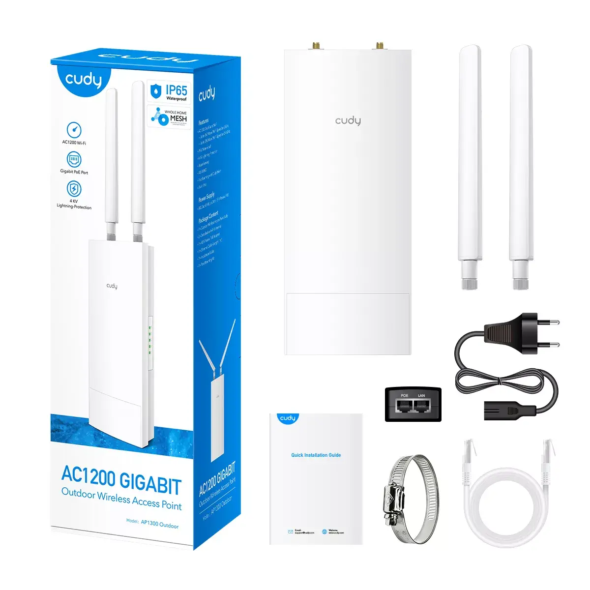 Cudy AP1300 Outdoor pieejas punkts Photo 6