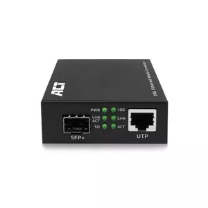 Сетевой медиаконвертер ACT AC4455 10000 Mbit/s Multi-mode Single-mode Черный