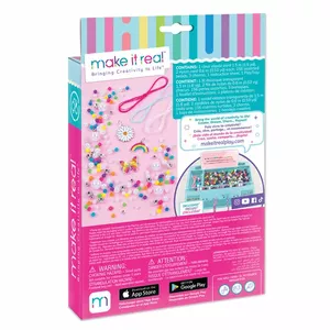 DIY jewelry set make it real Rainbow treasure bracelets – craft kit for beaded bracelets and charms