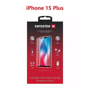 Защитное стекло SWISSTEN Full Face для Apple iPhone 15 Plus (модель 54501843)