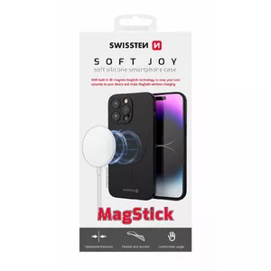 Protective soft case SWISSTEN Soft Joy Magstick for Apple iPhone 15 Plus — magnetic attachment, soft-touch finish