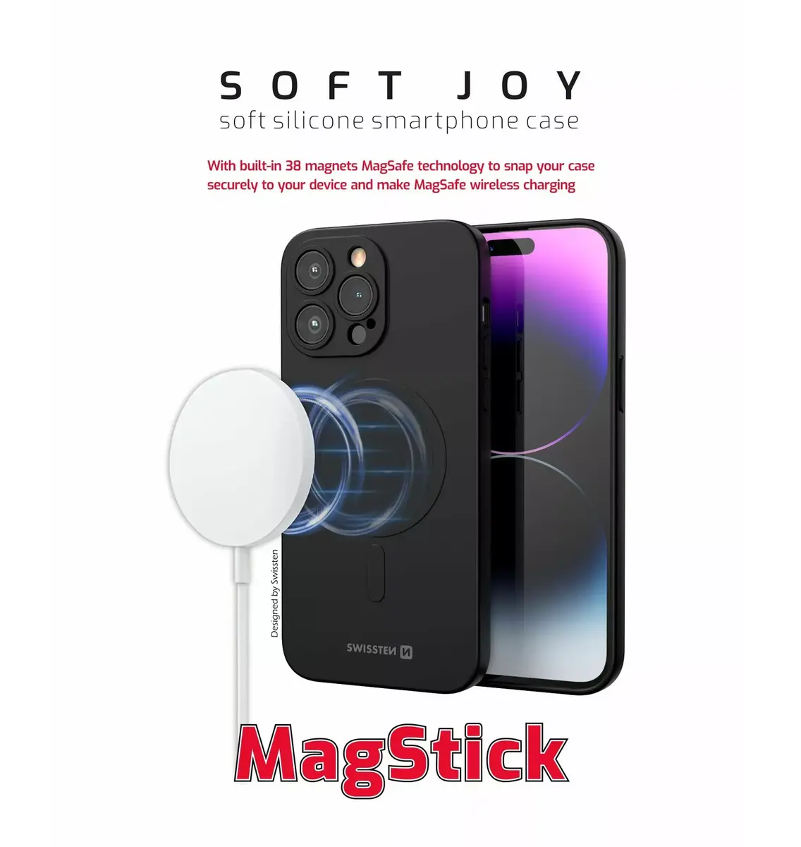 SWISSTEN Soft Joy Magstick case for iPhone 15 Plus Photo 2