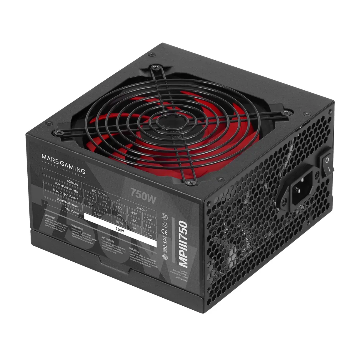 Блок питания Mars Gaming MPIII750 750Вт ATX Photo 3
