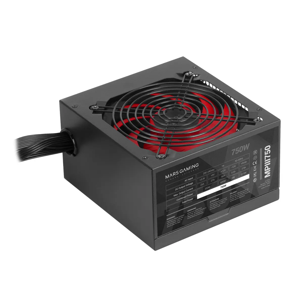 Блок питания Mars Gaming MPIII750 750Вт ATX Photo 4
