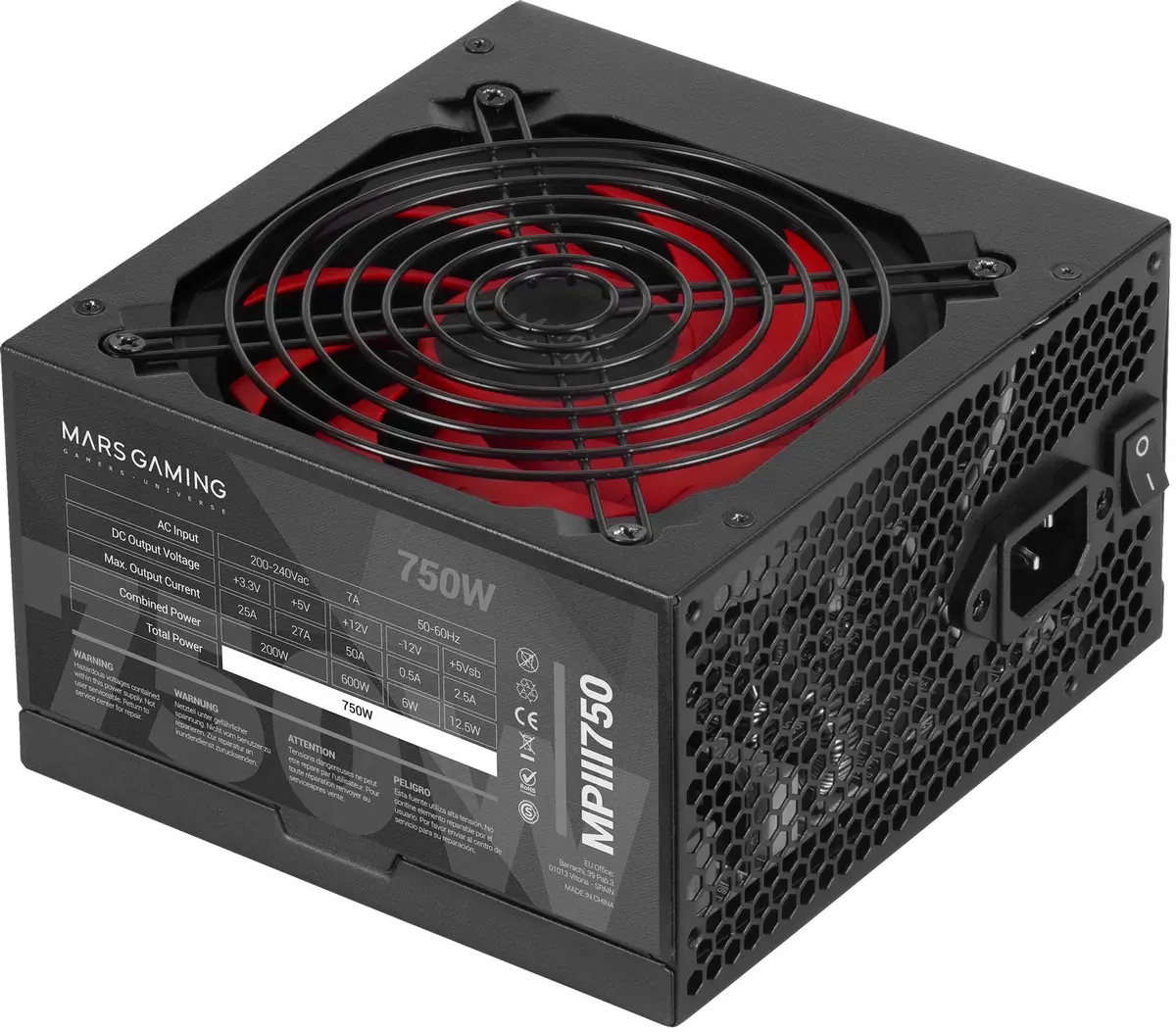 Блок питания Mars Gaming MPIII750 750Вт ATX Photo 10