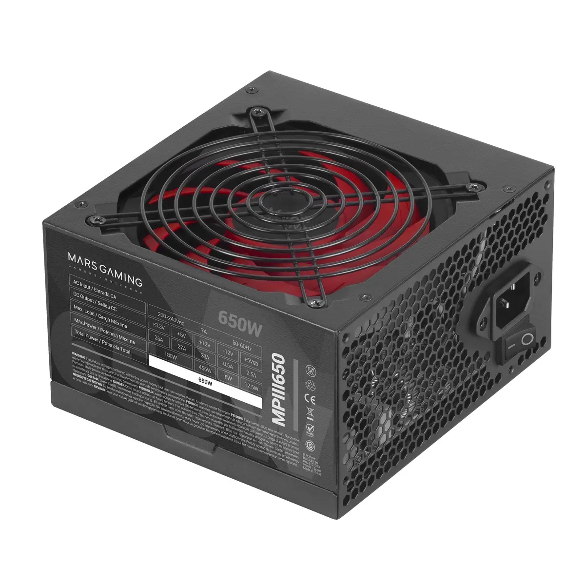 Mars Gaming MPIII650 Блок питания ATX 650Вт Photo 3