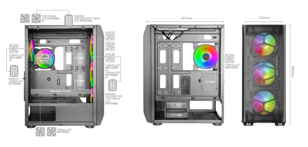PC Case Mars Gaming MC-KX Photo 8