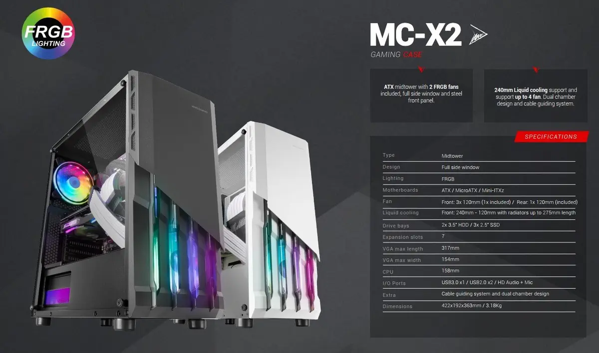 Datora korpuss Mars Gaming MC-X2 Photo 12