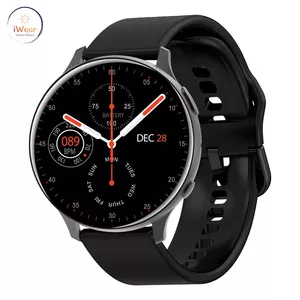 iWear Active 2 Aluminum Sport BT Call Smart Watch 1.3'' IPS Display with Heartrate / Oxygen monitor Black