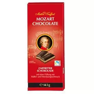 Konfektes Mozart Tumša šokolāde 143gr