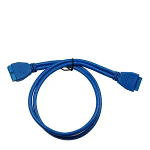 Inter-Tech USB 3.0 kabelis 0.5m Vīriešu savienotājs USB 3.2 Gen 1