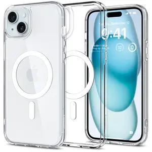 Cover Spigen ACS06802 iPhone 15 15.5 cm Transparent White