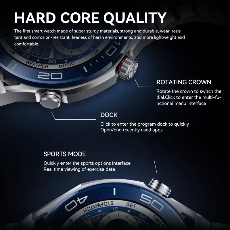 iWear HW5 Aluminum смарт‑часы 1.52" Photo 7