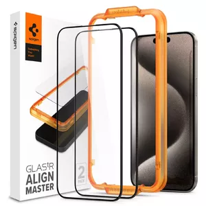 Защитное стекло Spigen AGL06875 для iPhone 15 Pro Max закаленное