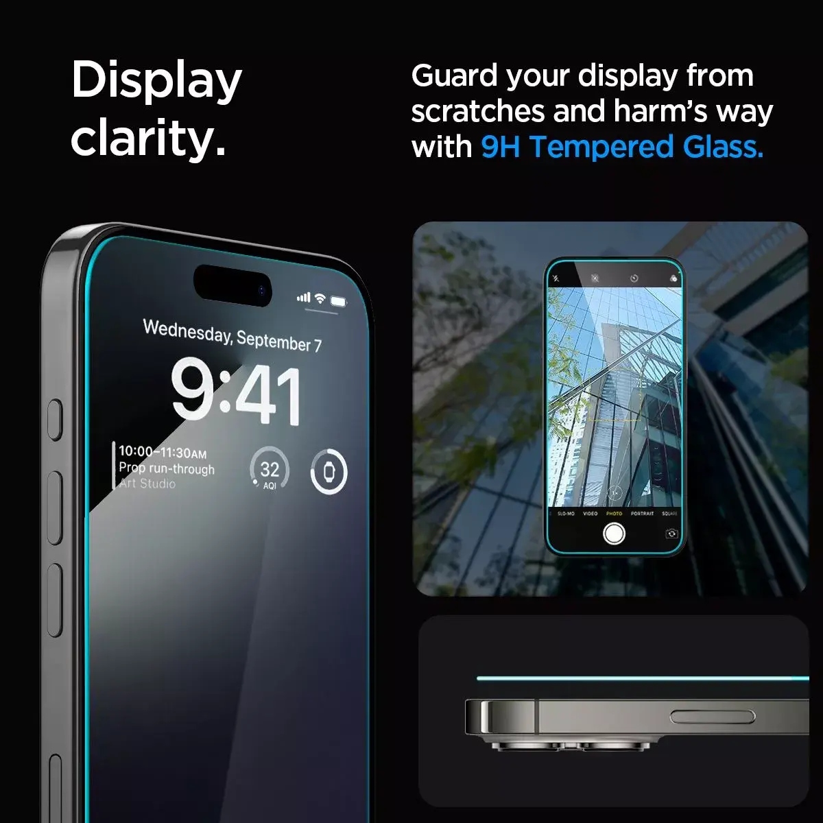 Защитное стекло Spigen для iPhone 15 Pro Max Photo 3