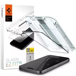 Caurspīdīgs ekrāna aizsargs Spigen AGL06899 priekš Apple iPhone 15 Pro, rūdīts stikls, 6.1", caurspīdīgs, 1 gab.