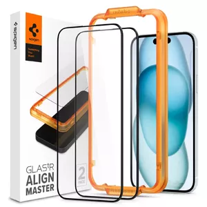 Защитное стекло Spigen AGL06906 для iPhone 15 Устойчивое к царапинам