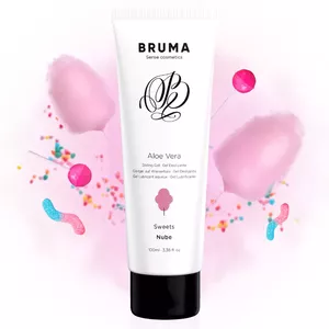 BRUMA Sliding Gel Aloe Vera 100 ml — flavored intimate sliding gel, sweets flavor
