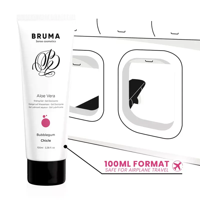 Massage Gel BRUMA ALOE VERA Bubblegum 100 ml Photo 3