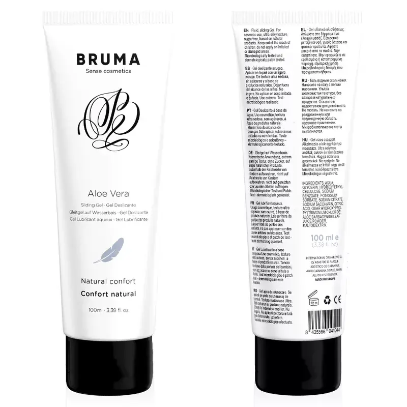 Massage Gel BRUMA Sliding Aloe Vera 100 ml Photo 6
