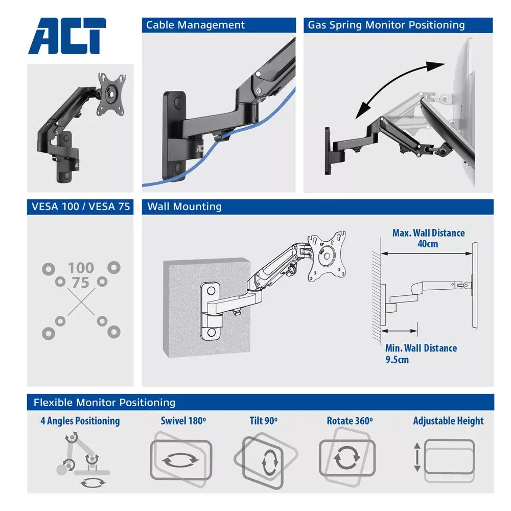 ACT Monitor wall mount AC8310 Photo 4