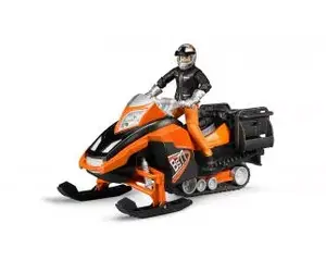 Игрушечный ратрак с водителем и аксессуаром BRUDER BR-63101, ABS, разноцветный