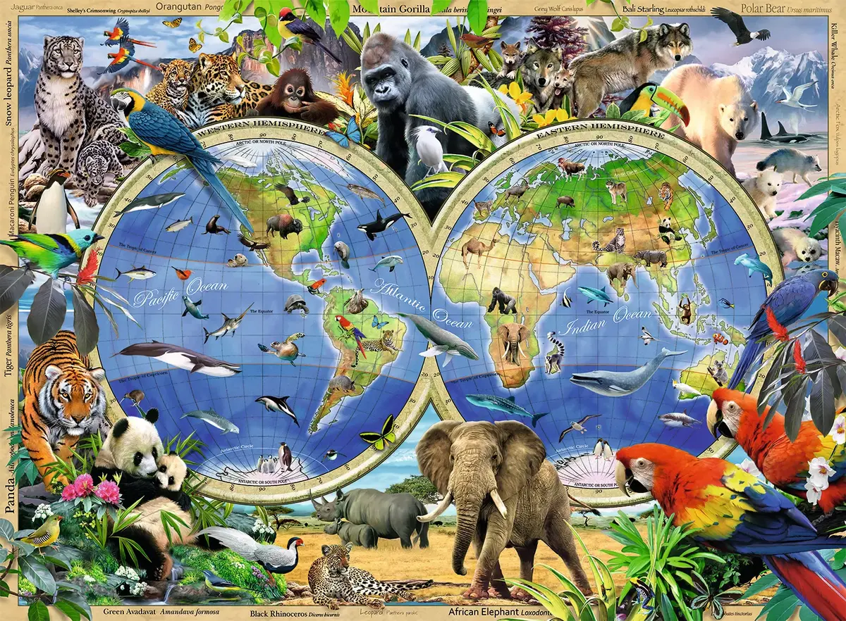 Ravensburger World Of Wildlife puzle 300 gabaliņi Photo 3