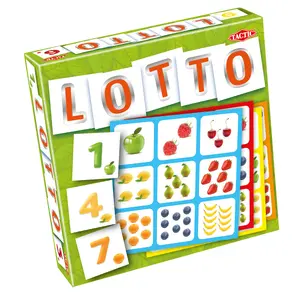 Tactic Fruits & Numbers Lotto Card Game of Chance for 3 Years and Older