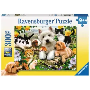 Пазл Ravensburger Happy Animal Buddies — 300 деталей, животные, 9+ лет