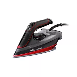 Braun TexStyle 3 SI 5057 RD Steam iron Ceramic soleplate 2700 W Black, Red