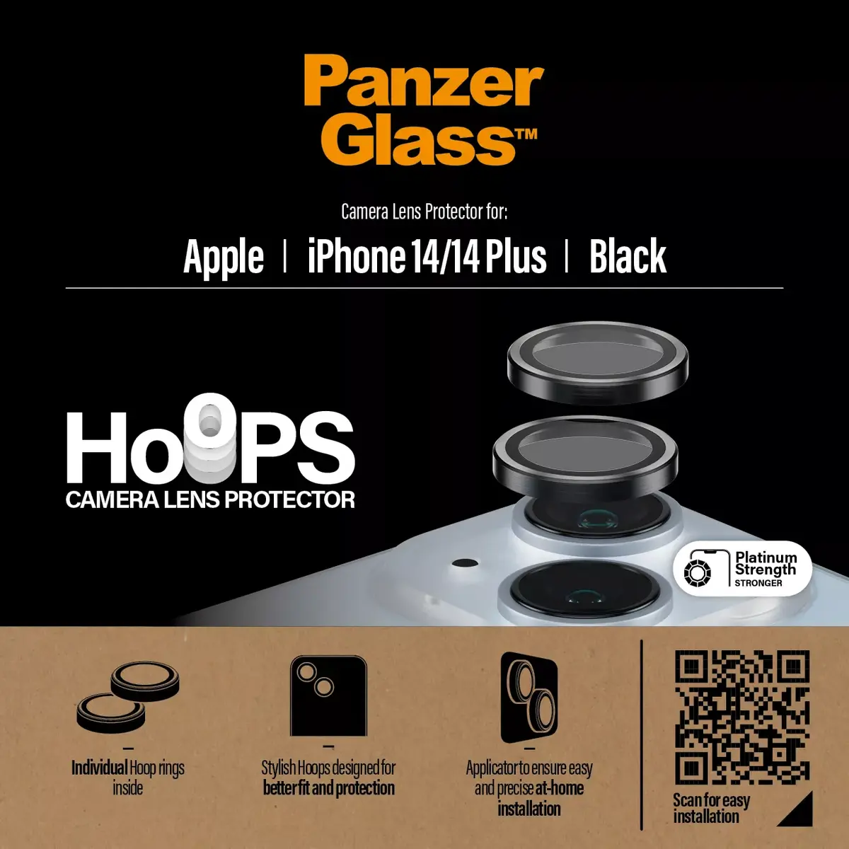 Защитное стекло для камеры PanzerGlass iPhone 14 14 Plus Photo 5
