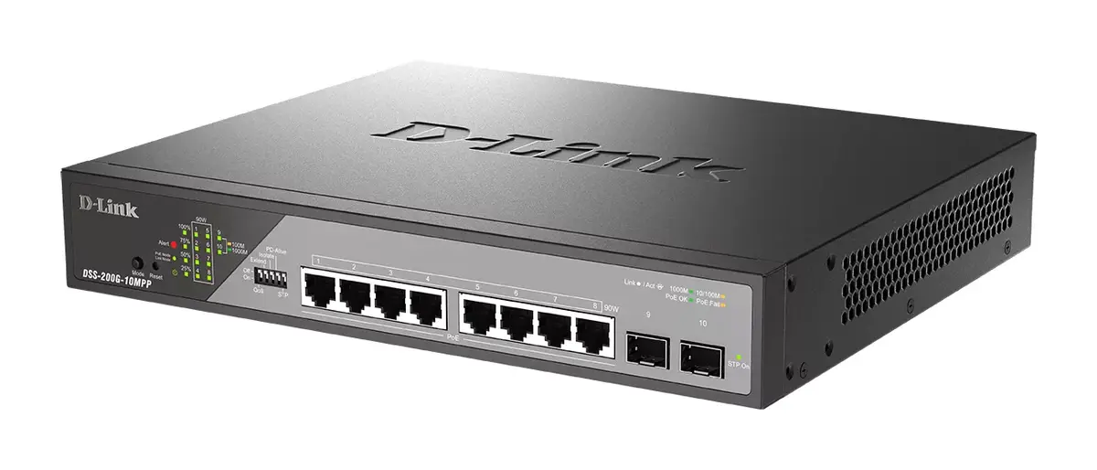 Pārvaldāms slēdzis D-Link DSS-200G-10MPP/E Photo 3