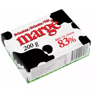 Sviests MARGE, 83%, 200 g