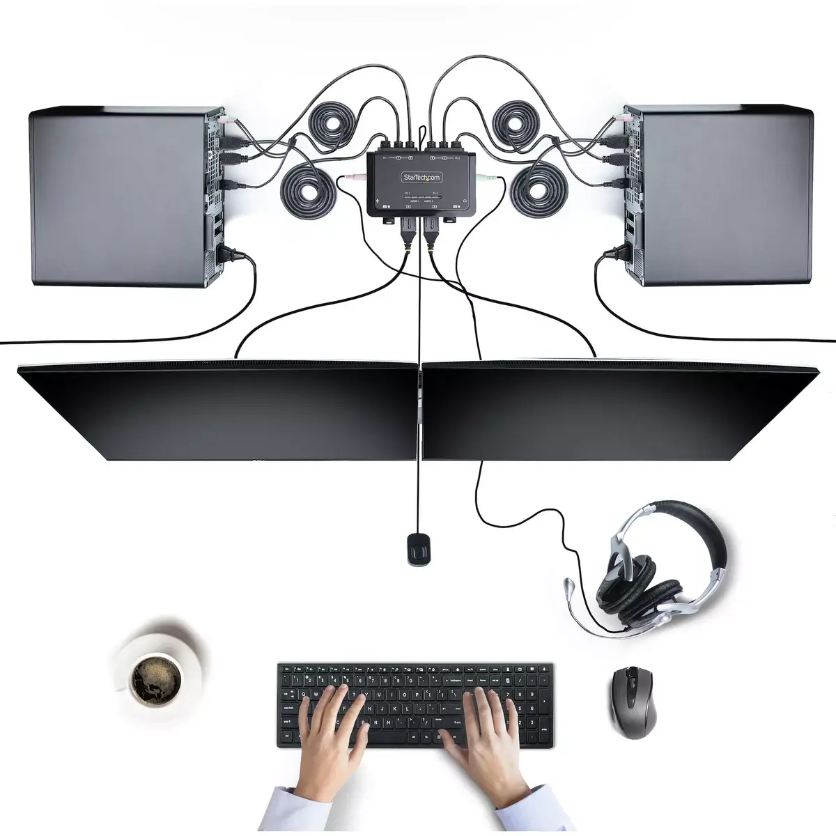 KVM переключатель StarTech.com 2-Port HDMI Photo 2