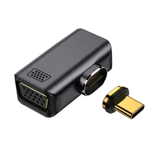 Magnētiskais USB Type-C uz VGA adapters