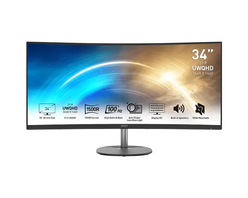 MSI PRO MP341CQDE 34 collu UltraWide
