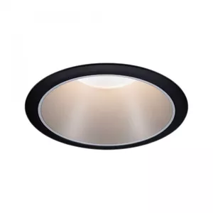 Iebūvējams prožektors Paulmann Cole GU10 LED 10 W, apaļš, 1 spuldze, IP23, melns/zelta sudraba
