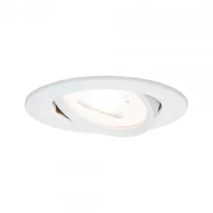 Recessed lighting spot Paulmann 934.30 GU10 LED, round, 1-bulb, 2700K, 460 lm, IP23, white