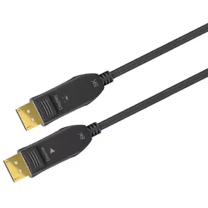 Goobay DisplayPort cable 64869 50 m Black Connector 1 DisplayPort Connector 2 DisplayPort