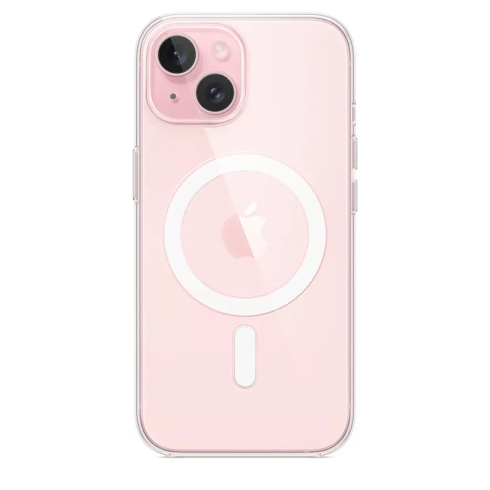 Apple iPhone 15 Case with MagSafe, Transparent Photo 2