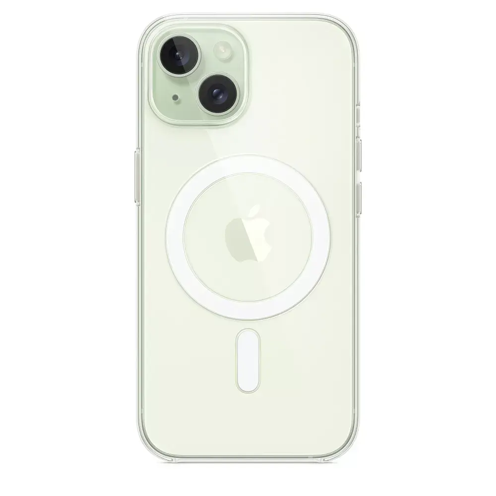 Apple iPhone 15 Case with MagSafe, Transparent Photo 4