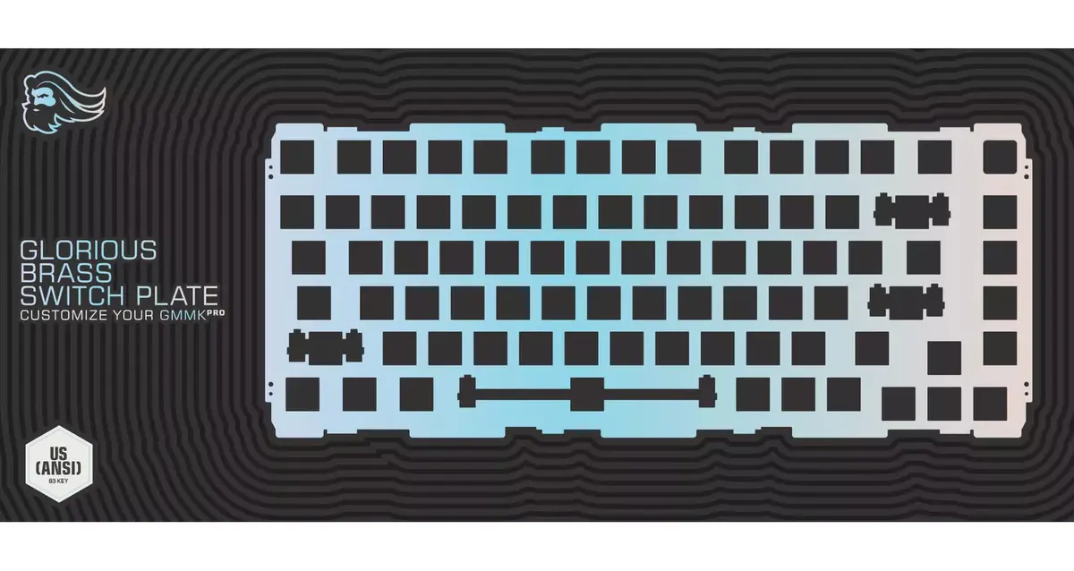 Keyboard switch plate Glorious GMMK Pro Photo 6
