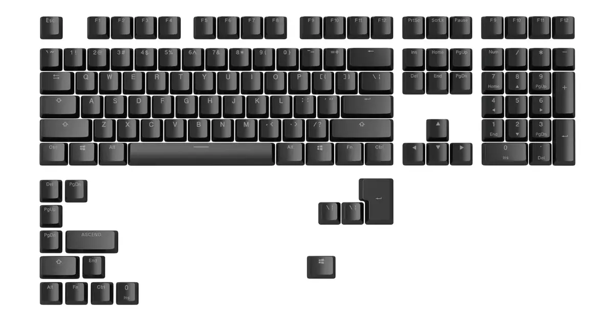 Klaviatūras taustiņš Glorious Gaming Doubleshot Keycaps
