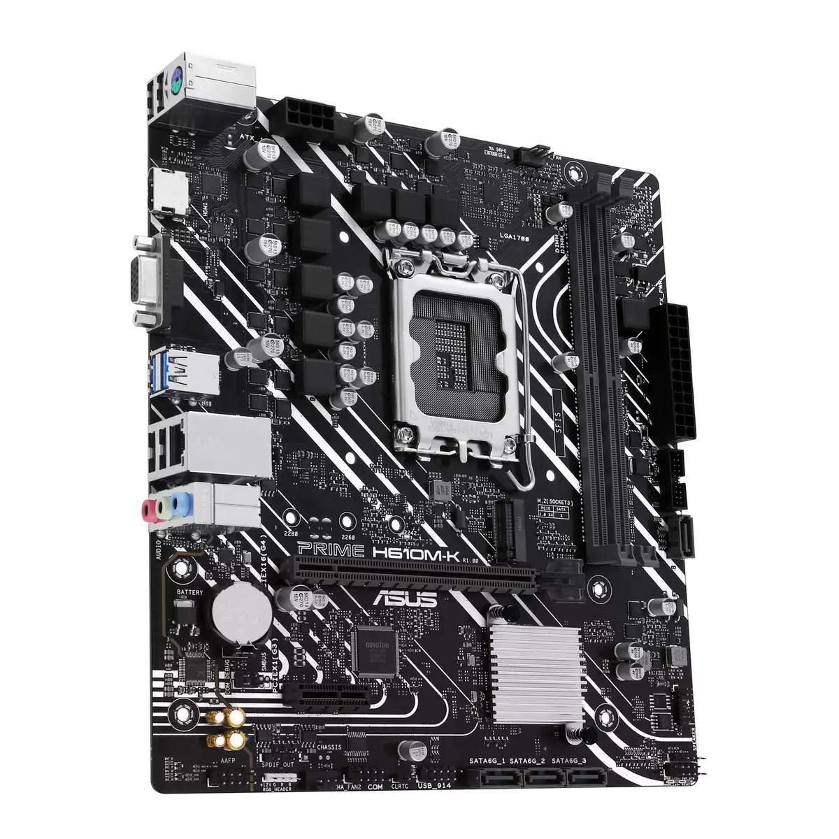Материнская плата ASUS Prime H610M-K, 90MB1GA0-M0EAY0 Photo 3