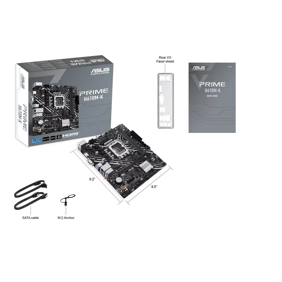 Материнская плата ASUS Prime H610M-K, 90MB1GA0-M0EAY0 Photo 8