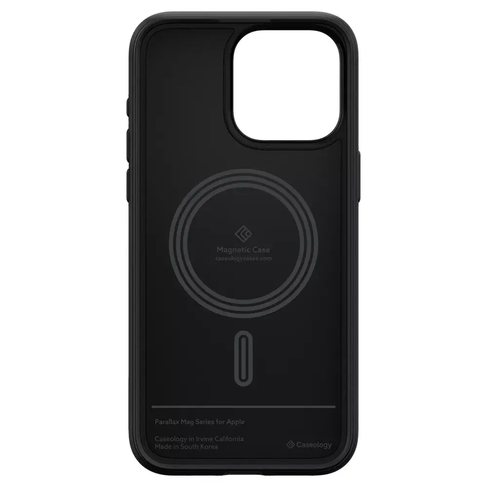 Vāks Spigen iPhone 15 Pro Caseology Parallax Mag Black Photo 5